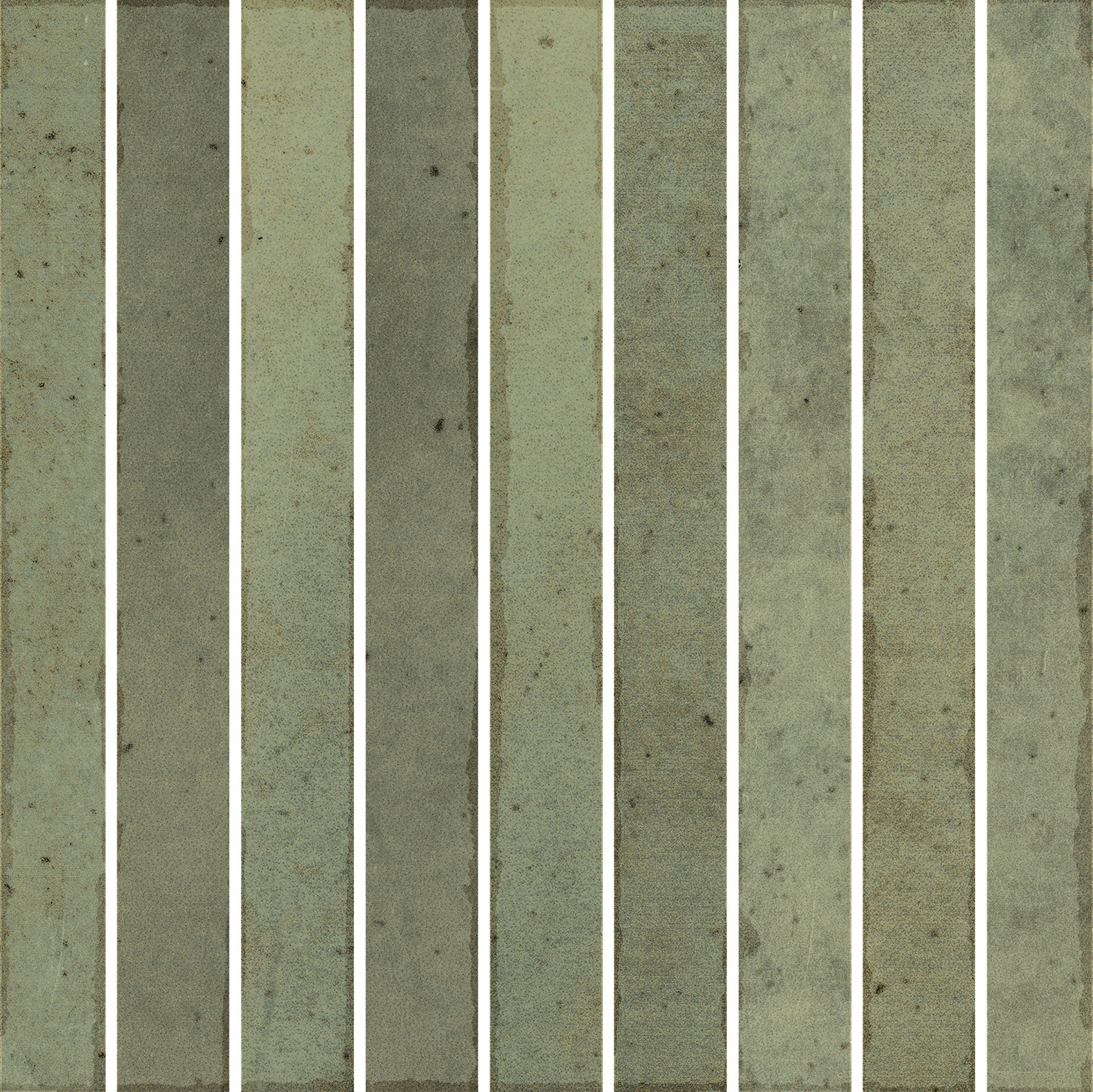 Align 6x6 Light Green Gloss Porcelain Tile