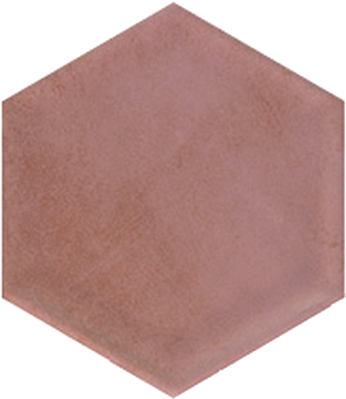 Bonita 5x6 Bordeaux Hexagon Porcelain Tile