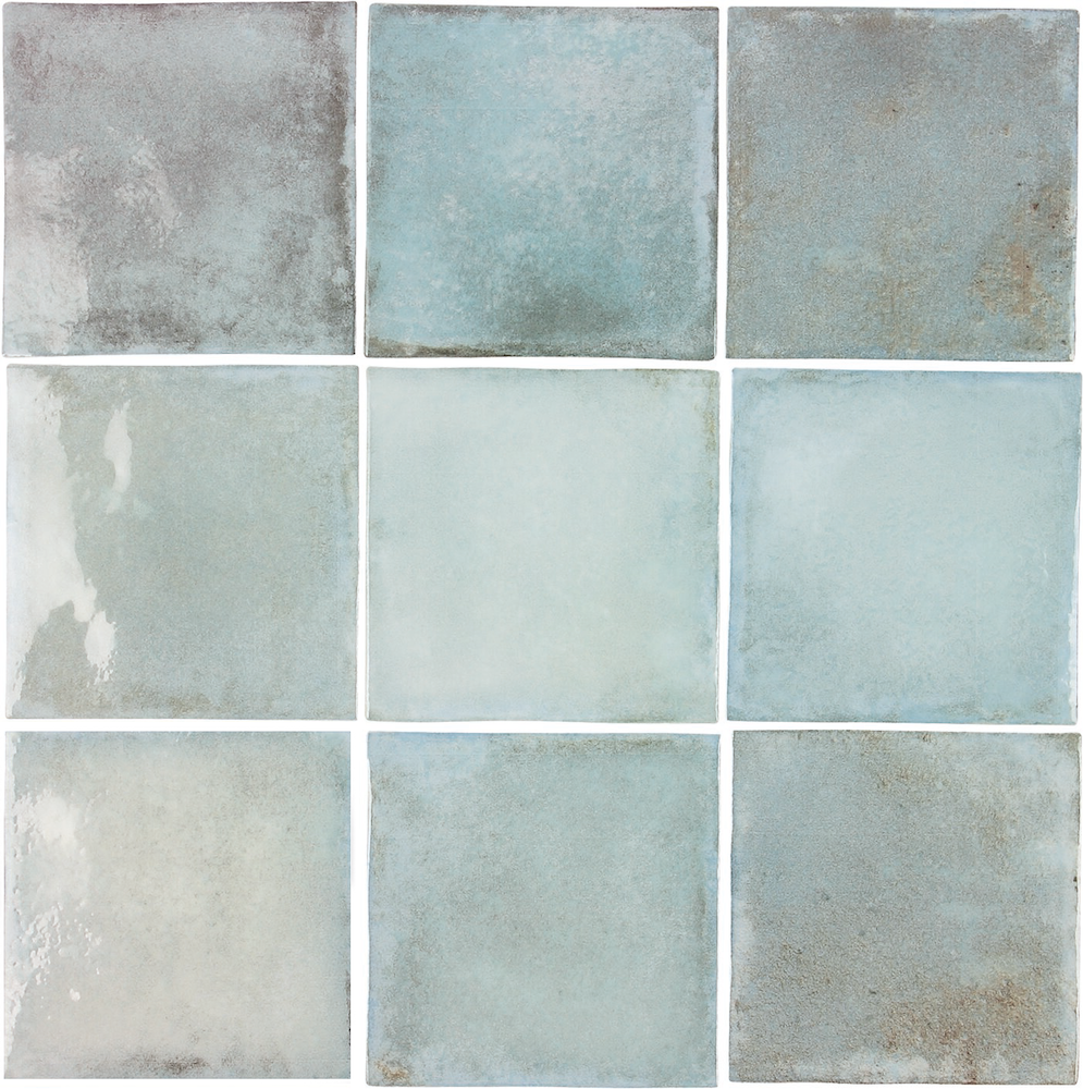 Clearwater 4x4 Berilo Blue Gloss Ceramic Tile
