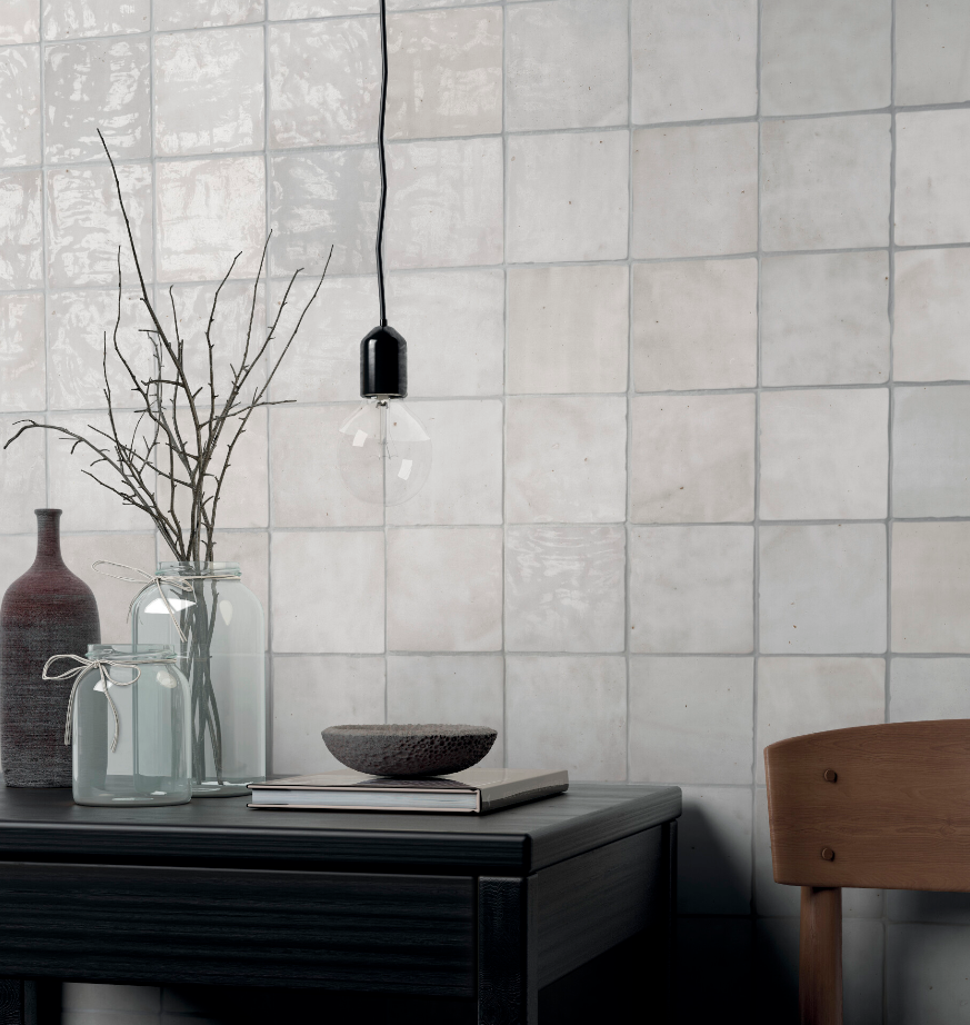 Mirada 4x4 White Gloss Tile