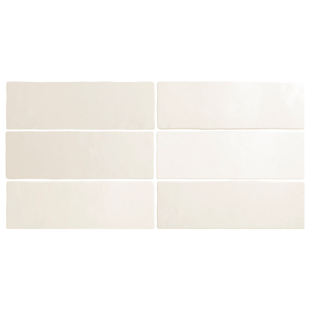 Patina 2.5x8 Chalk White Matte Ceramic Tile