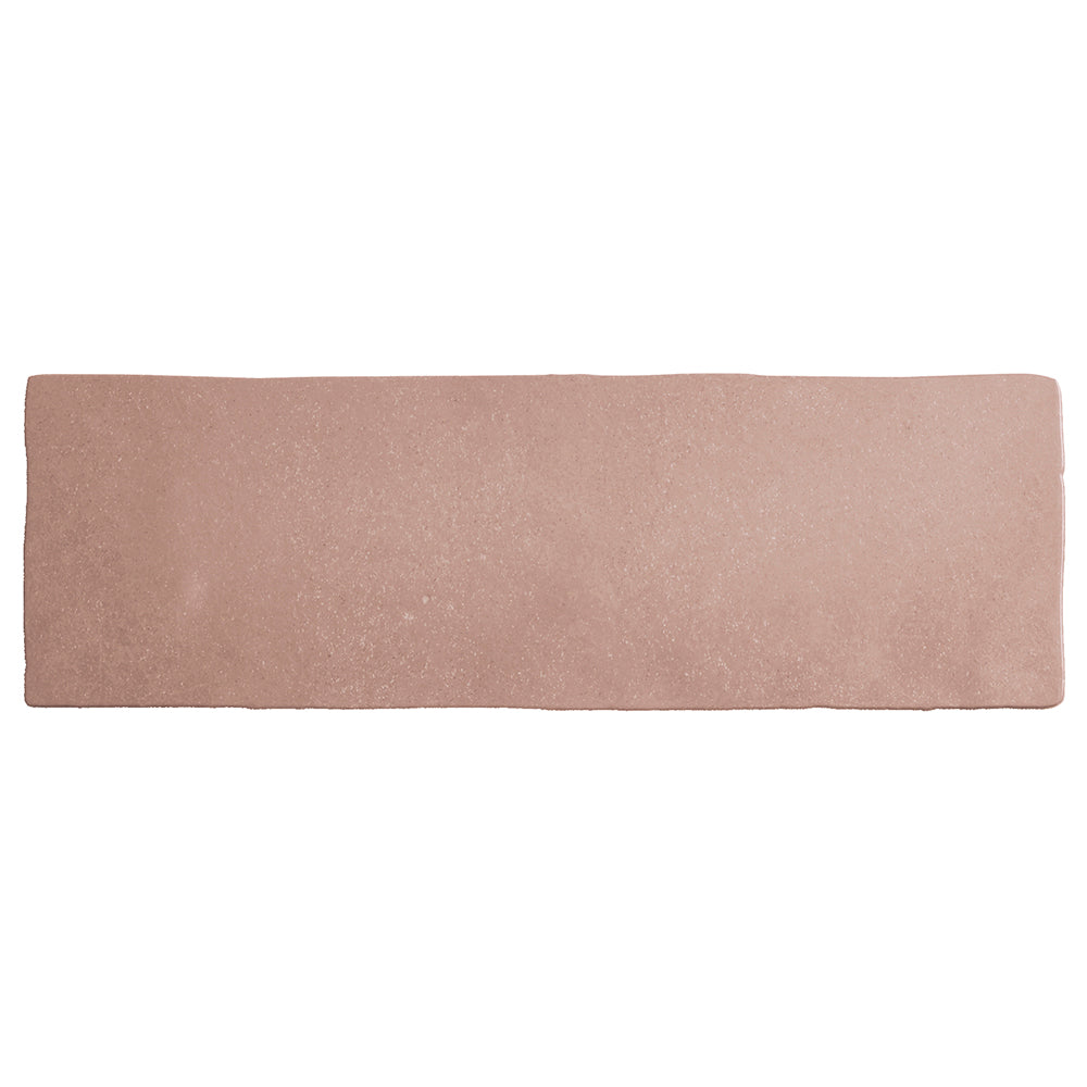 Patina 2.5x8 Rose Pink Matte Ceramic Tile