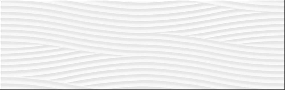 Vail 12.5X39.5 Baqueira White Wave Matte Tile - SAMPLES