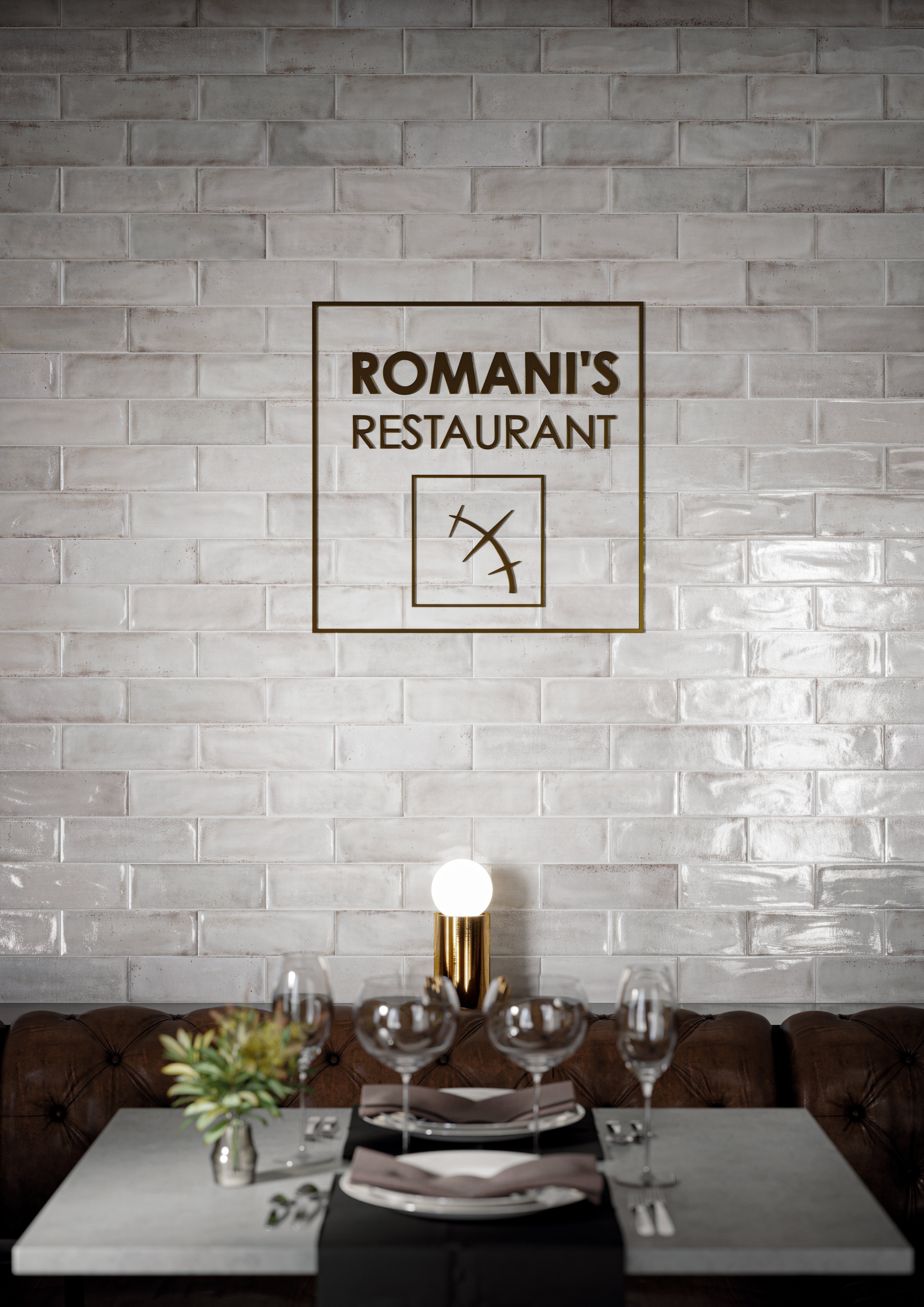 Hudson 4x12 White Porcelain Tile