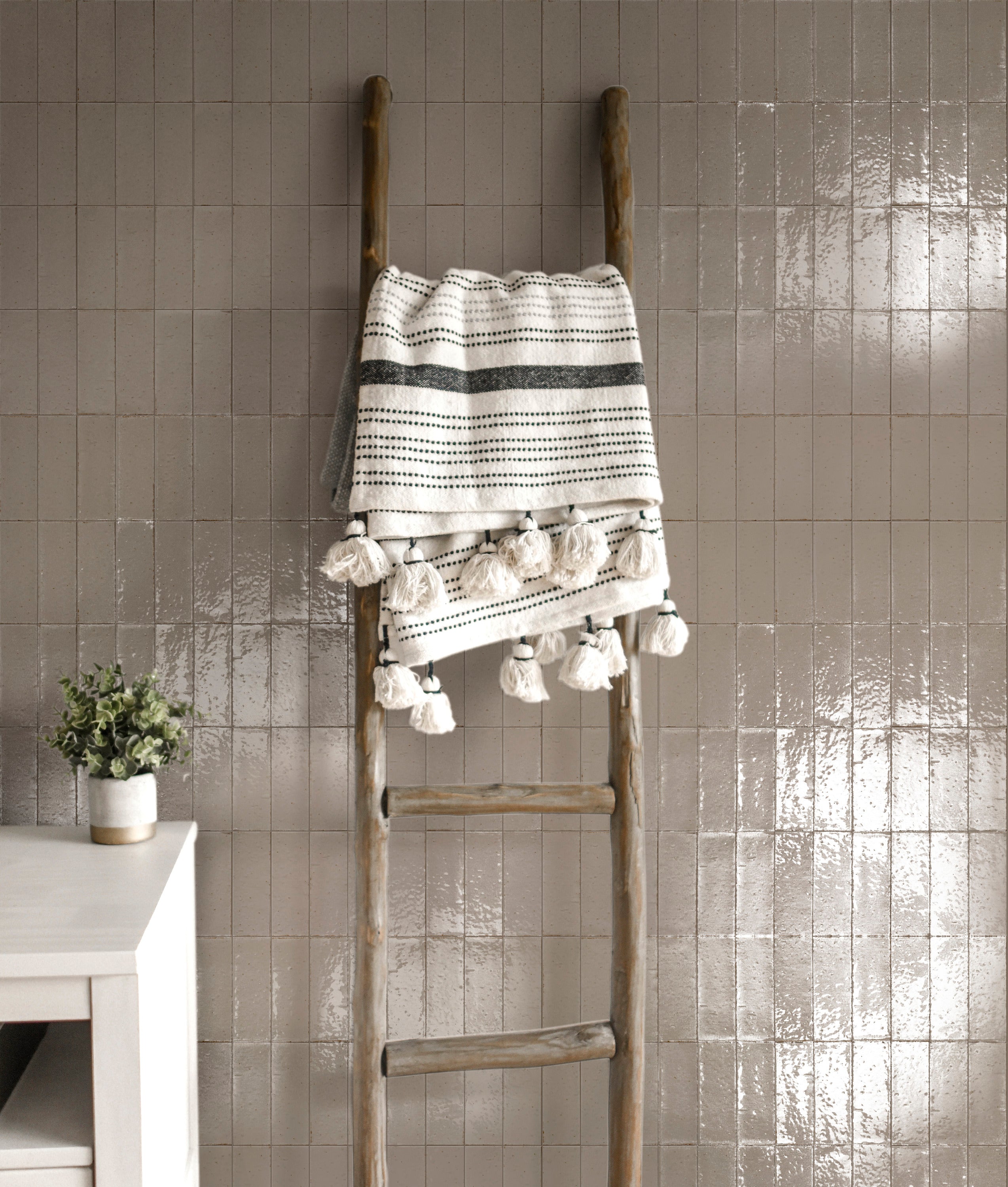 Savannah 3x8 Taupe Gloss Porcelain Tile