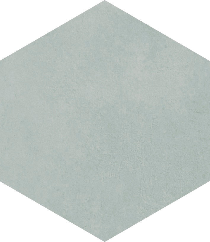 Bonita 5x6 Aqua Hexagon Porcelain Tile
