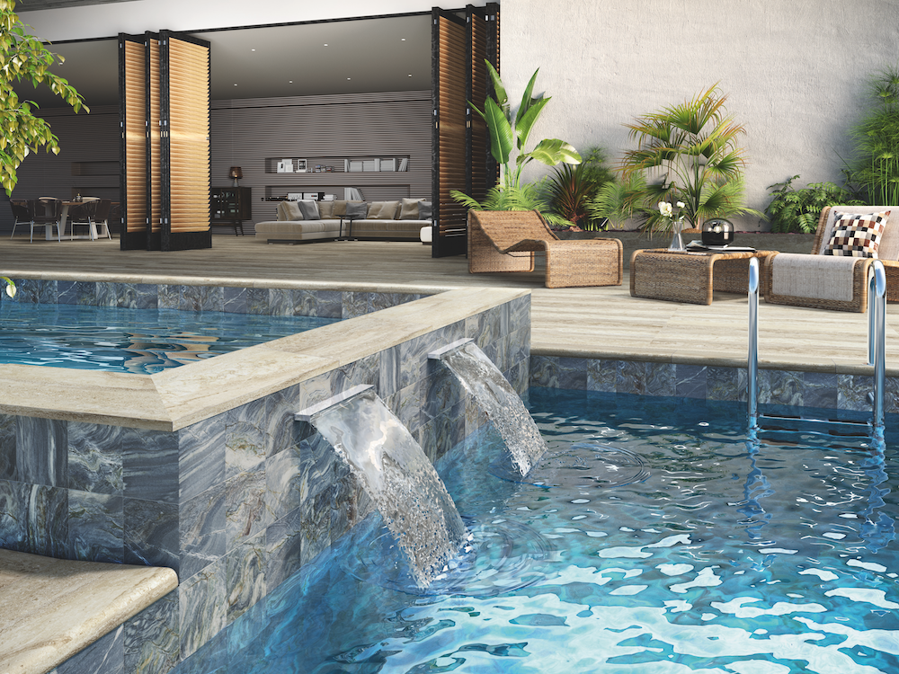 Gulf Stream 6x6 Blue Porcelain Tile