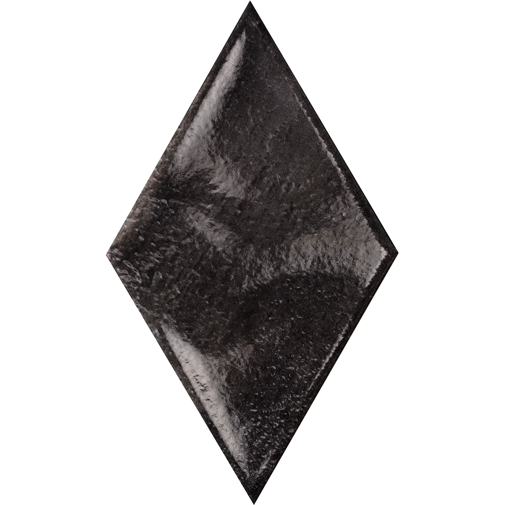 HUDSON 5.5X9 RHOMBOID BLACK GLOSS - SAMPLES