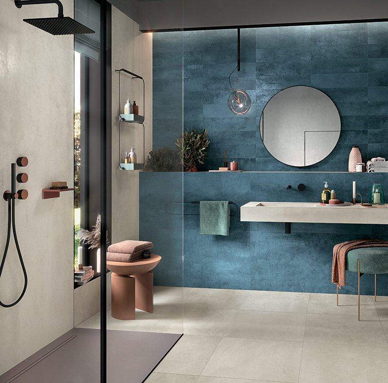 LUSTRE 12X24 BLUE Room Scene