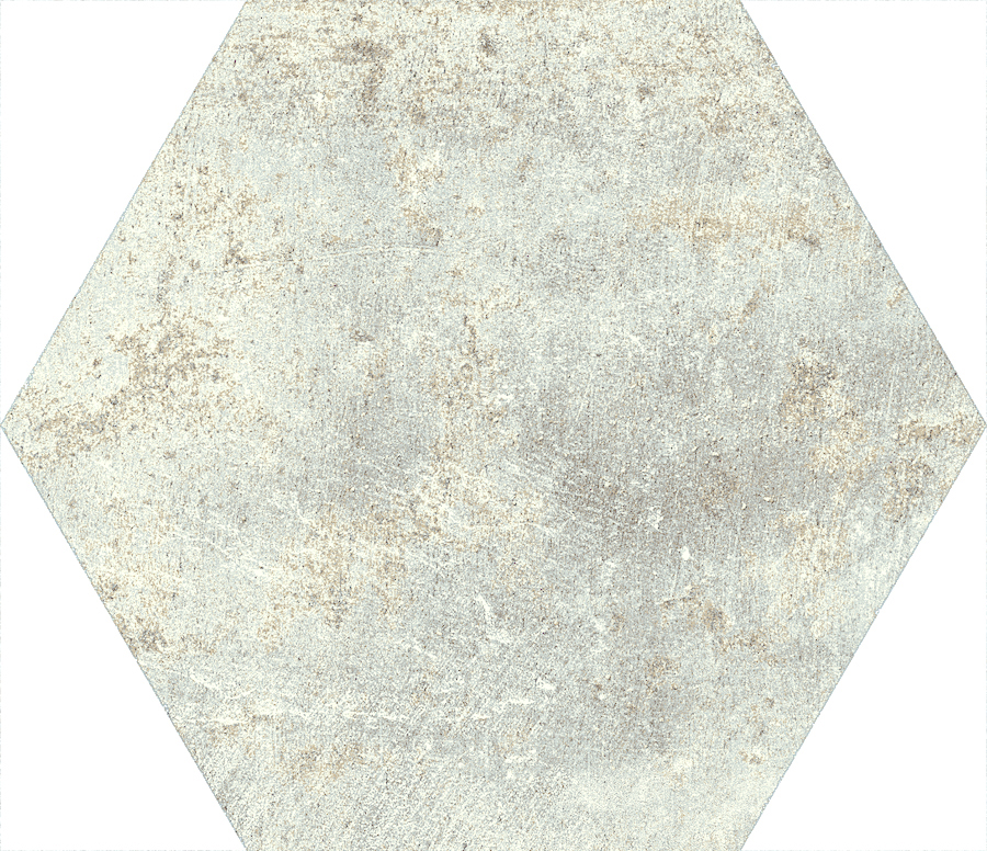 Modern Hex 10x11 White Hexagon Porcelain Tile