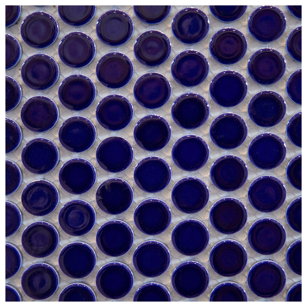 Makai Pennyround Cobalt Gloss Mosaic