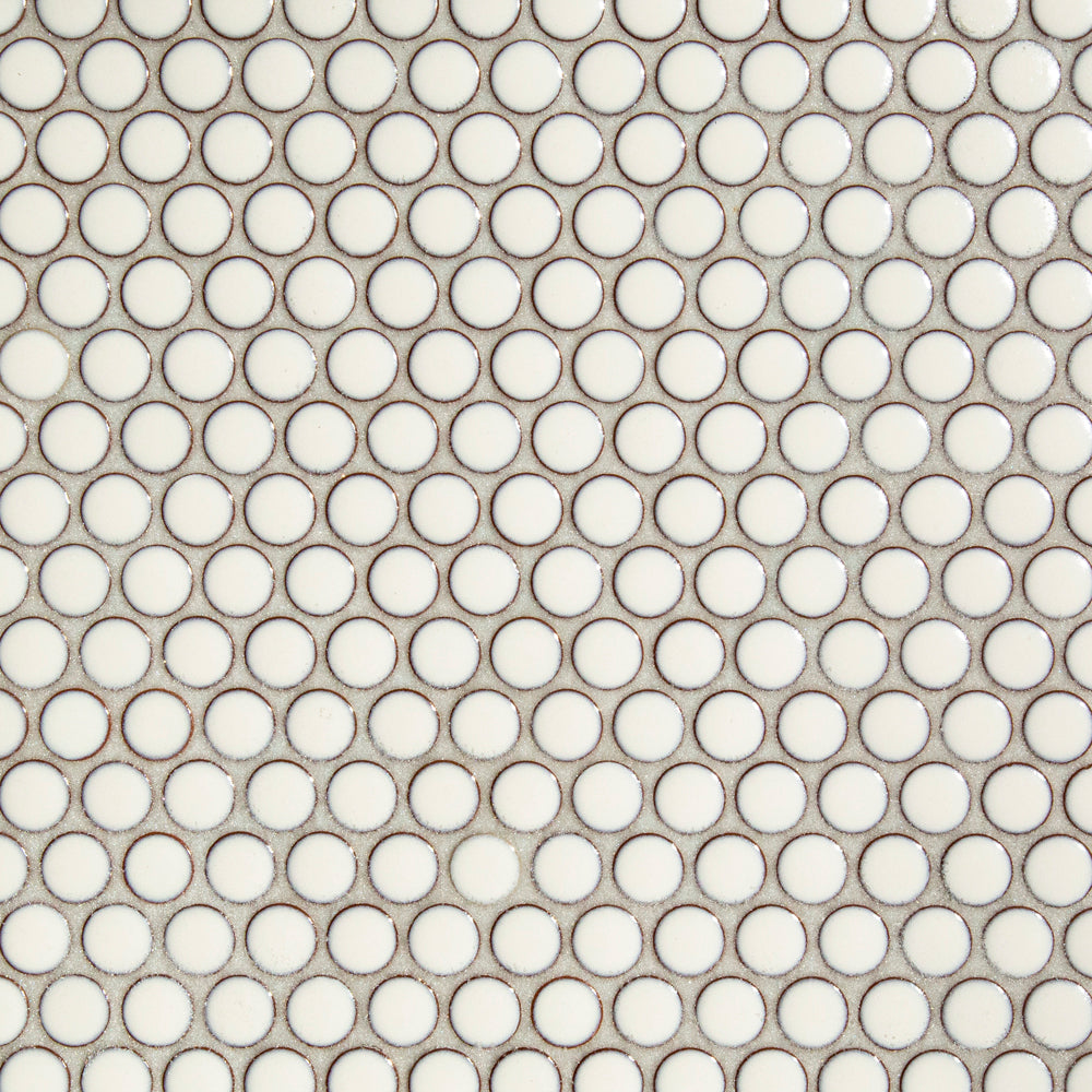 Makai Pennyround Dandelion Gloss Mosaic Tile