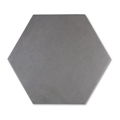 SOLID HEX 8X9 HEXAGON DARK GRAY