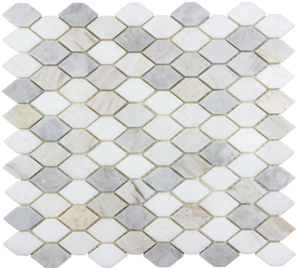 Spectrum Warm Blend Natural Stone Picket Mosaic