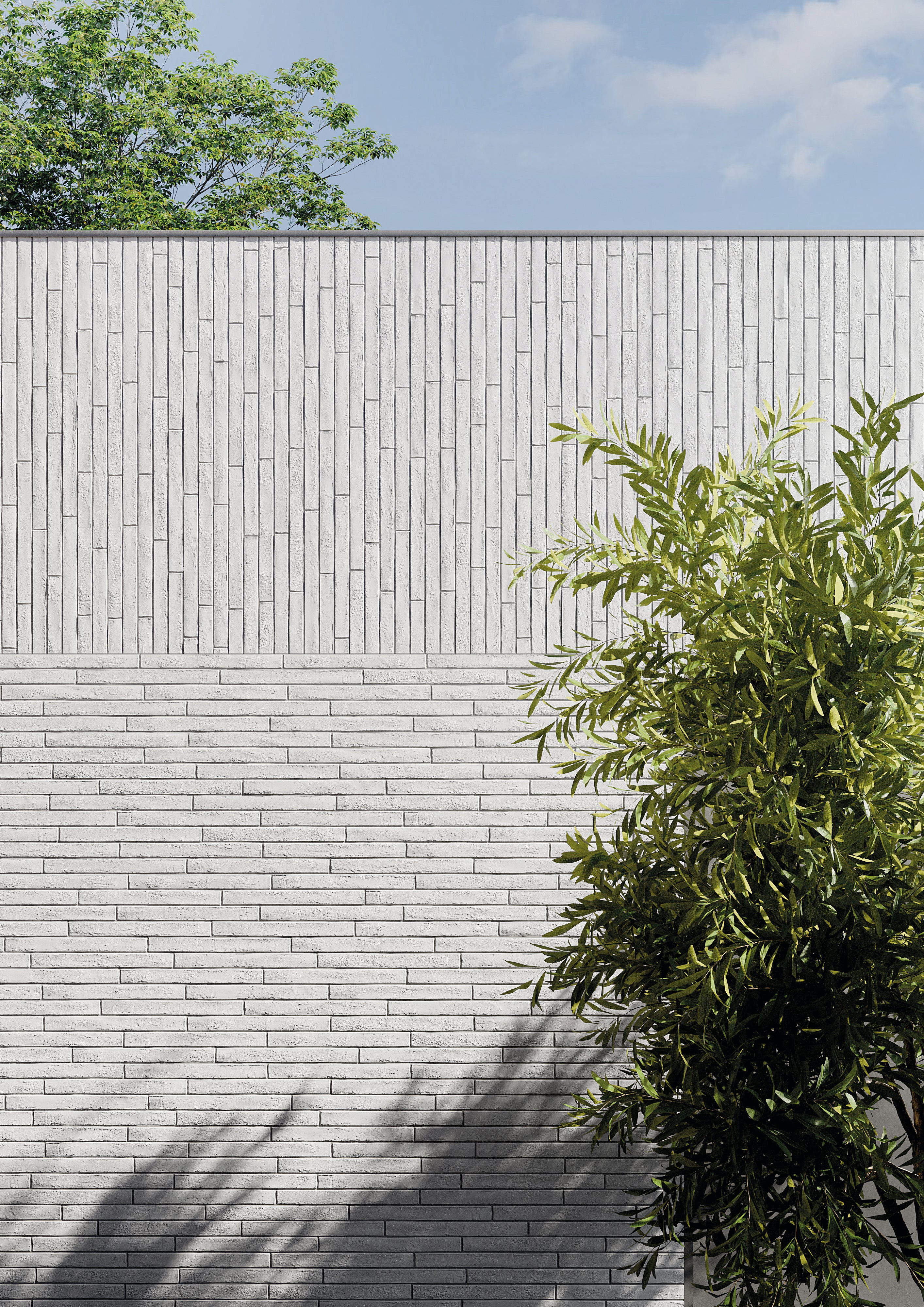 Westside 2x18 White Brick Matte Porcelain Tile