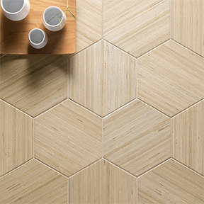 Balance 9.5X11 Crema Beige Hex Porcelain Tile