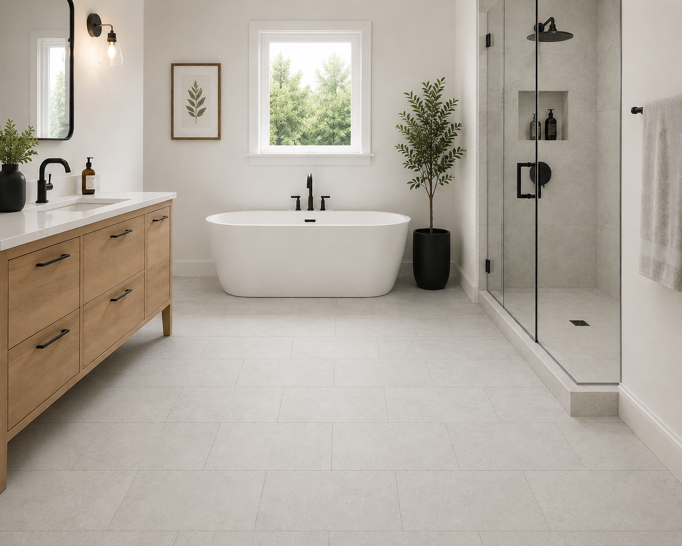 Avalanche 12x24 White Matte Porcelain Tile