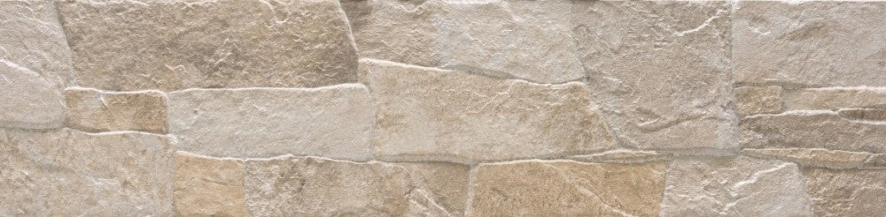 Cobbled 6x24 Sand Porcelain Tile