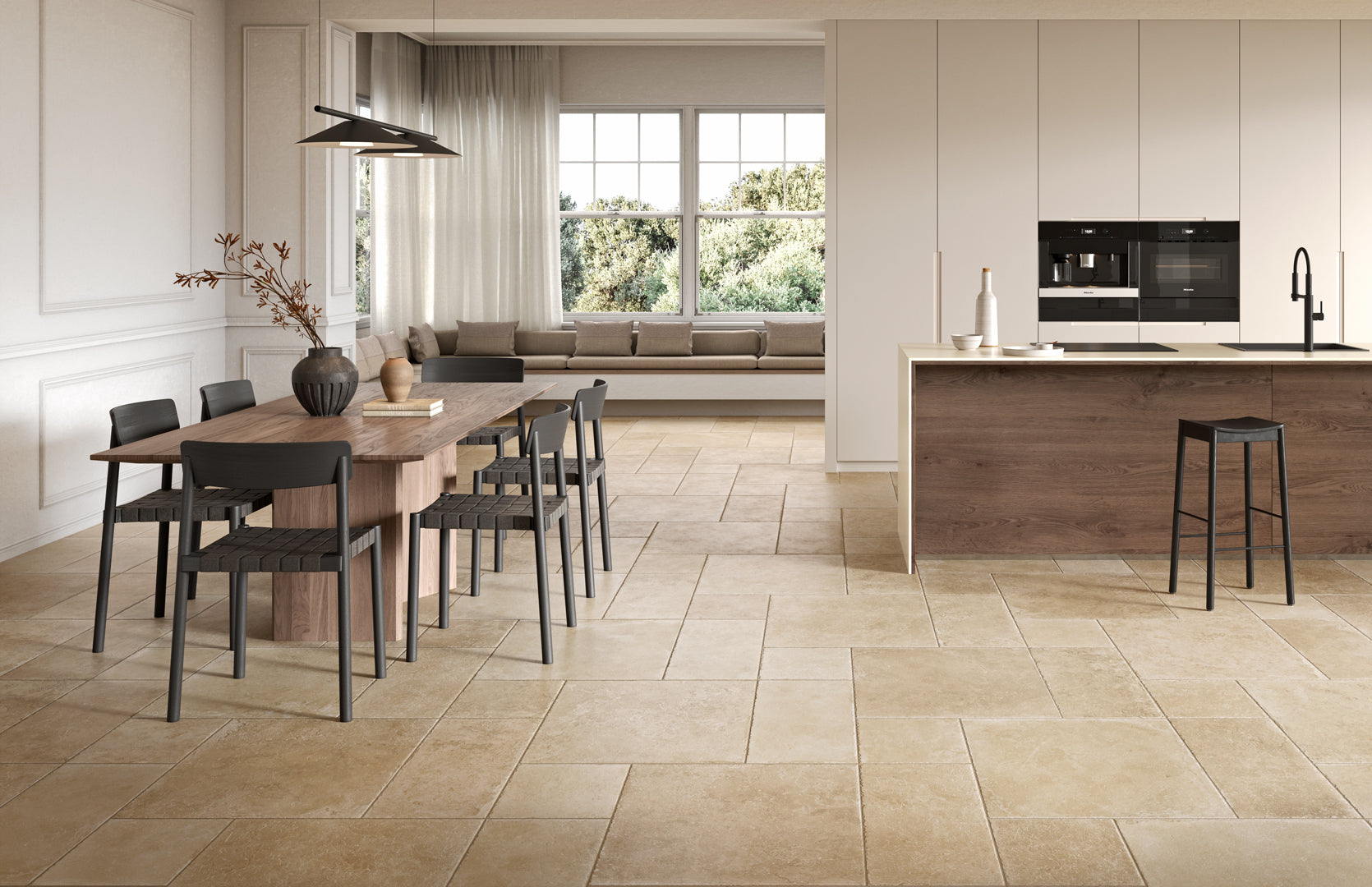 Estate 12x12 Sand Matte Porcelain Tile