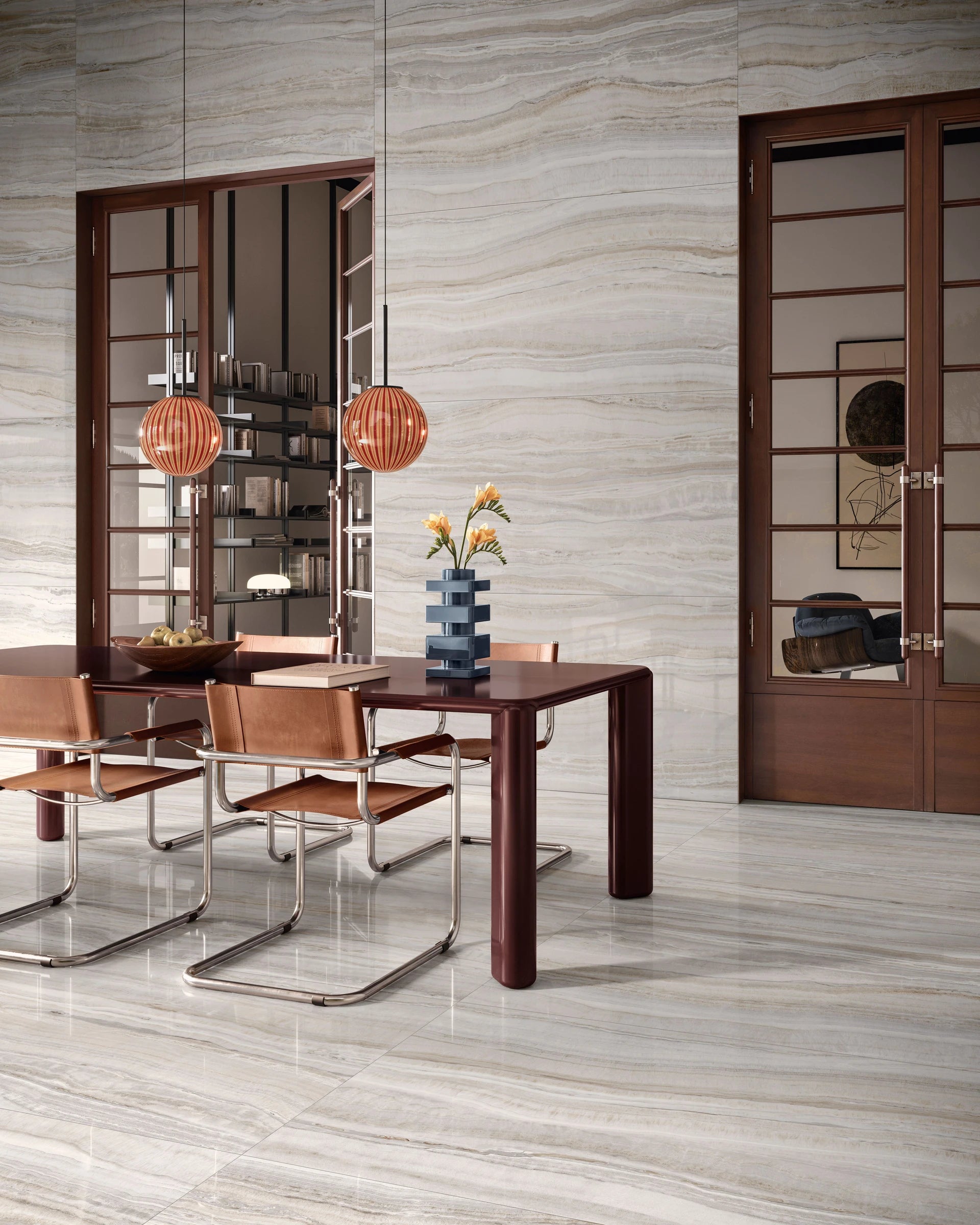 Halo Basketweave 12x12 Pearl Porcelain Tile