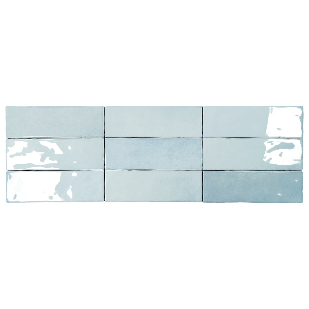 Kai 2.5x8 Opal Blue Gloss Subway Tile