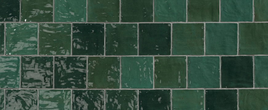 Mirada 4x4 Green Gloss Tile
