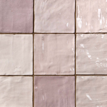 Mirada 4x4 Pink Gloss Tile