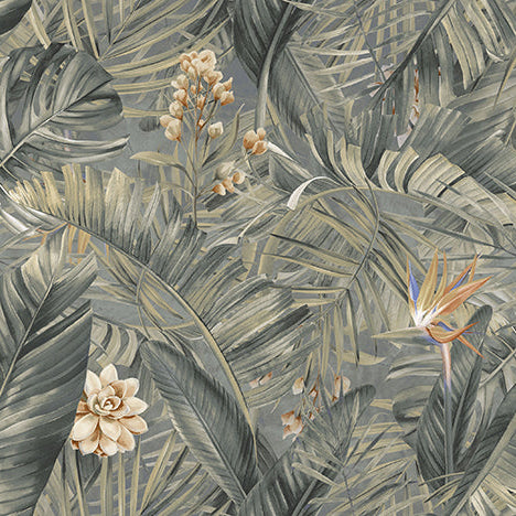 Nahele 24x47 Green Floral Mural Porcelain Tile — Urban Coast Tile