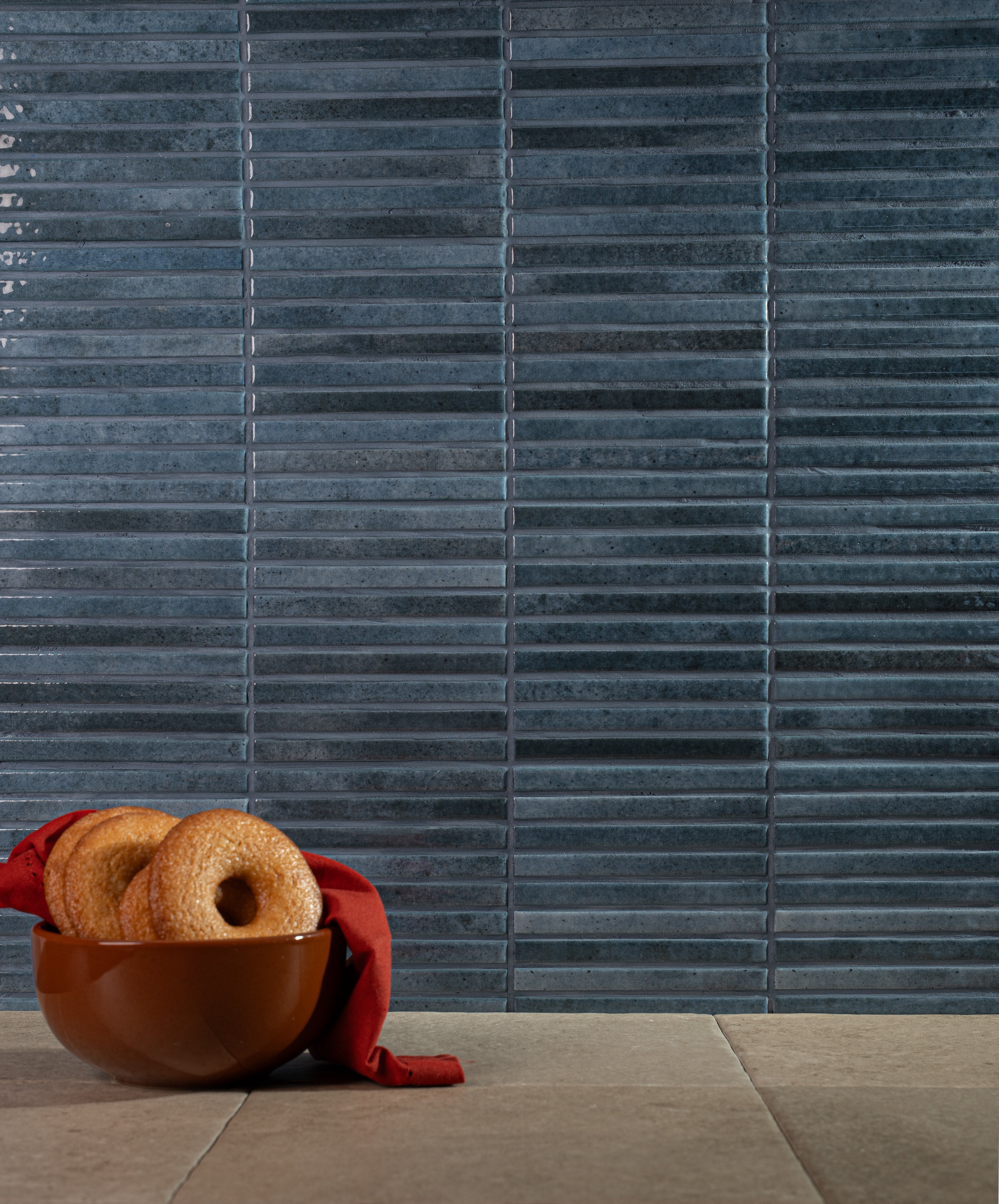 Align 6x6 Blue Gloss Porcelain Tile