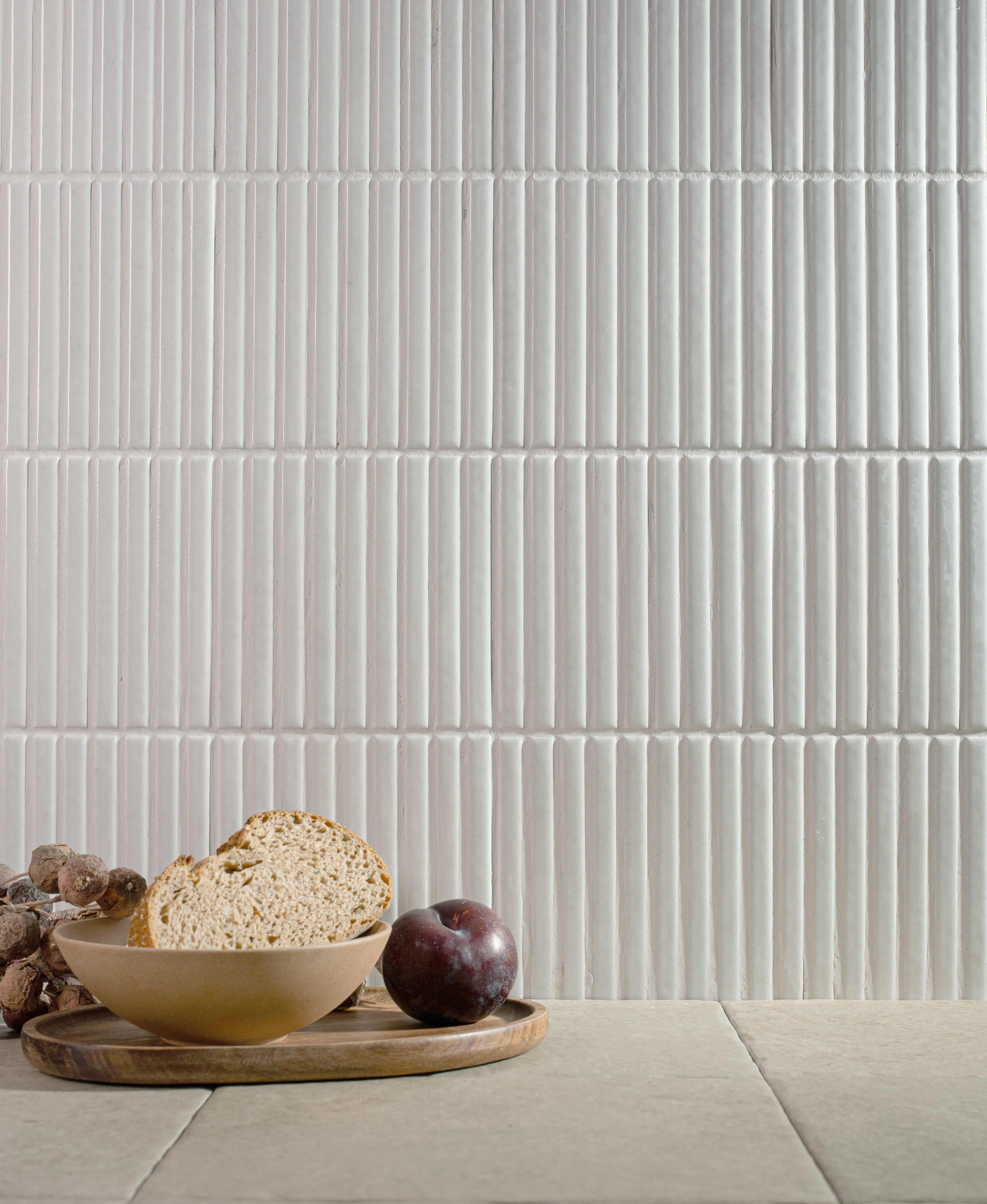 Align 6x6 White Gloss Porcelain Tile