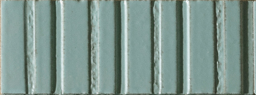 Savannah 3x8 3D Turquoise Gloss Porcelain Tile
