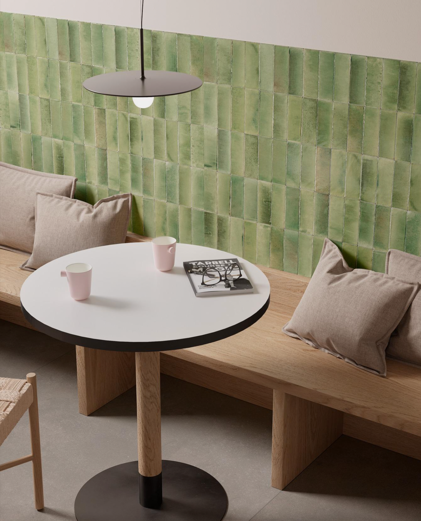 Surf 3x8 Giada Green Gloss Porcelain Tile - Samples
