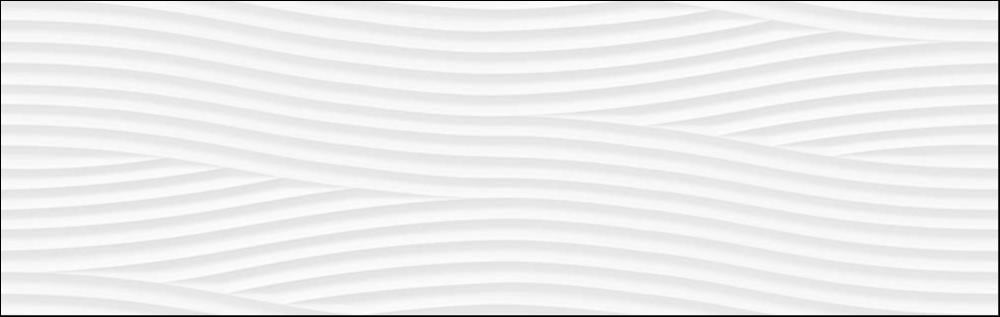 Vail 12.5X39.5 Baqueira White Wave Matte Tile