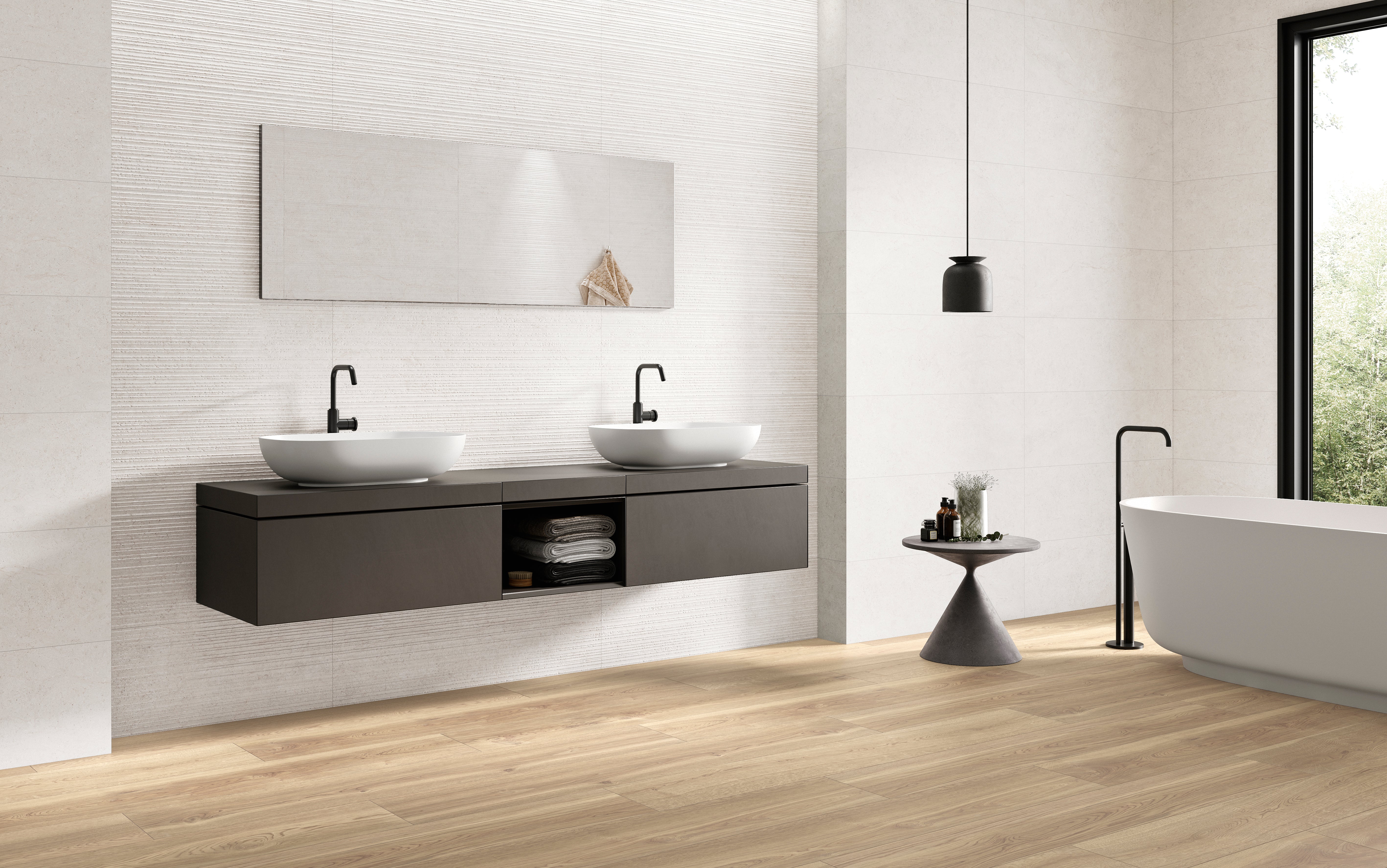 Villa 13x39 Linear White Matte Ceramic Wall Tile - SAMPLES