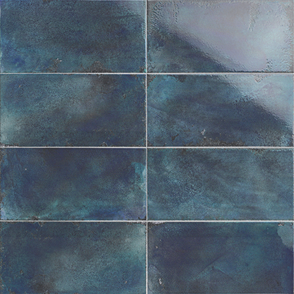 Zeppelin 6X12 Marine Blue Gloss Ceramic Tile - SAMPLES