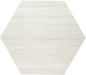 BALANCE HEX 9.5X11 BIANCO