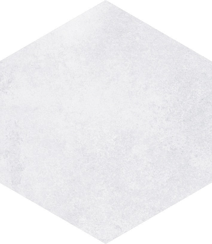 Bonita 5x6 White Hexagon Porcelain Tile - Samples