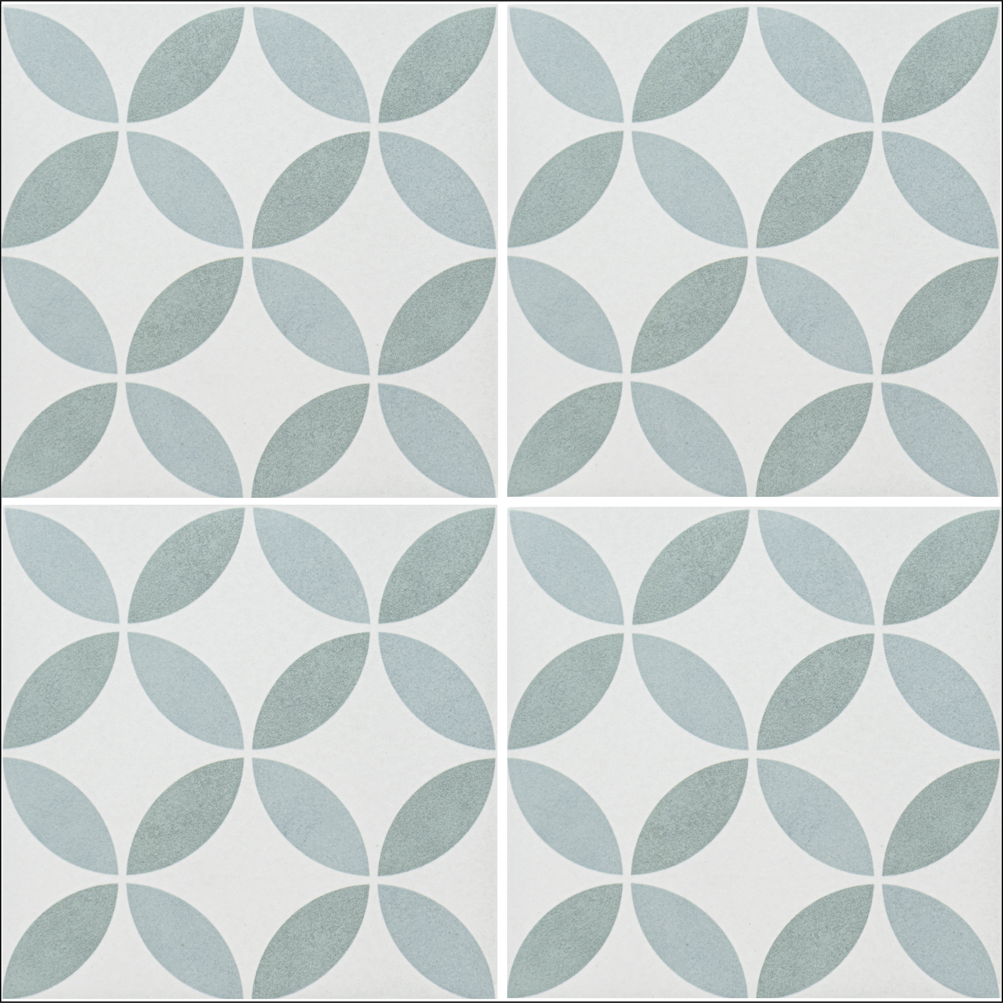 Catalina 6x6 Aqua Enya Decorative Tile - SAMPLES