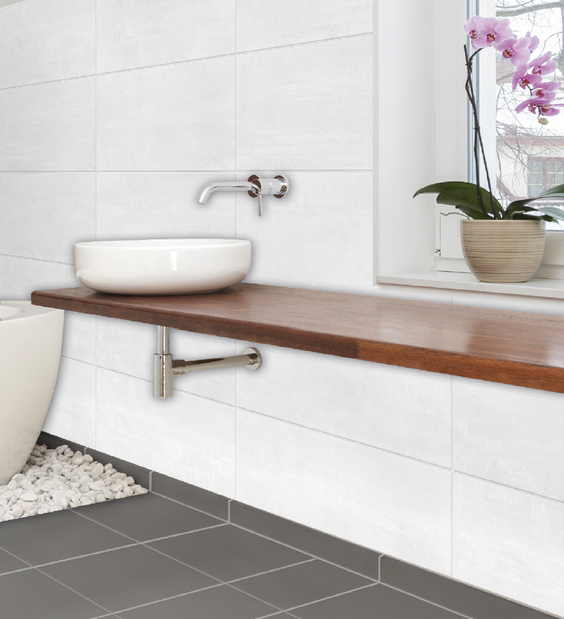 Cayo 10x24 White Matte Wall Tile
