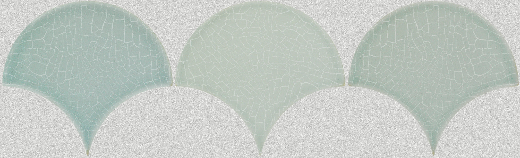 Fan 6X7 Skylight Green Crackled Tile