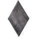 HUDSON 5.5X9 RHOMBOID BLACK MATTE