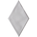 HUDSON 5.5X9 RHOMBOID WHITE MATTE - SAMPLES