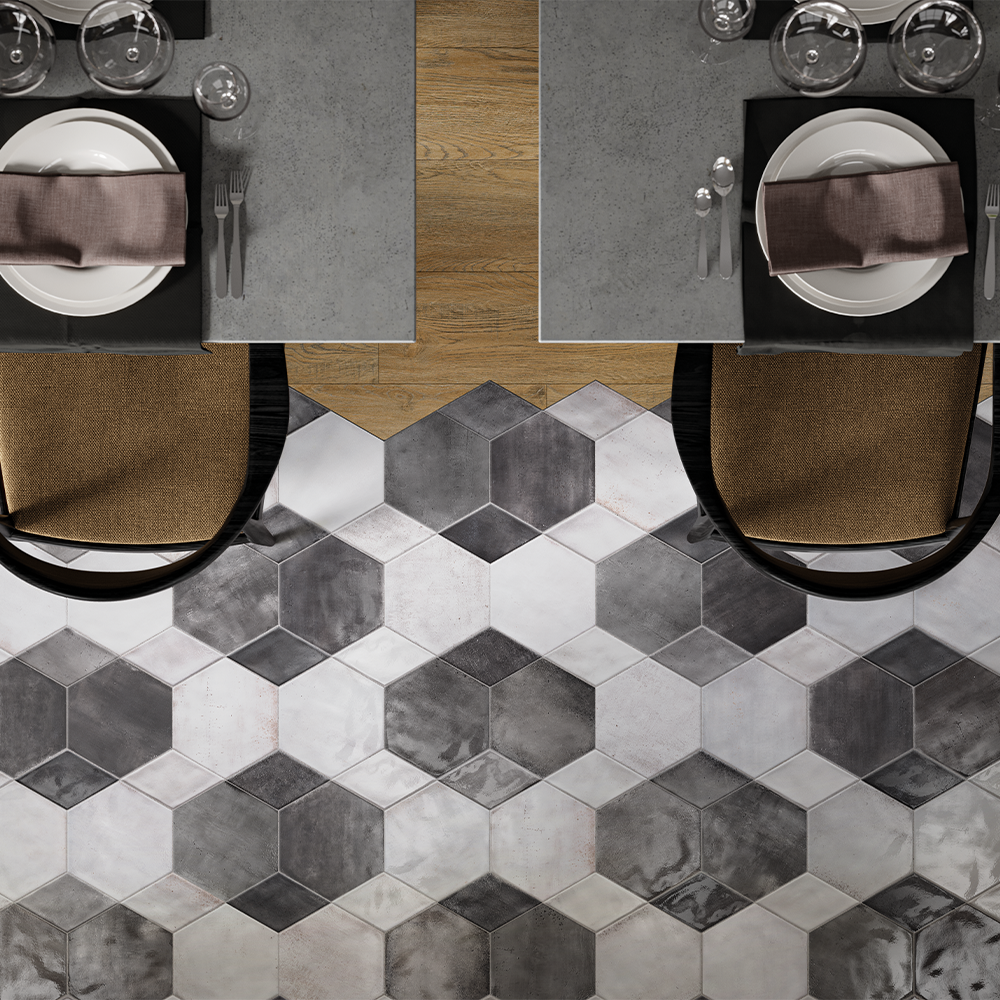 HUDSON_Hex_Rhomboid Room Scene