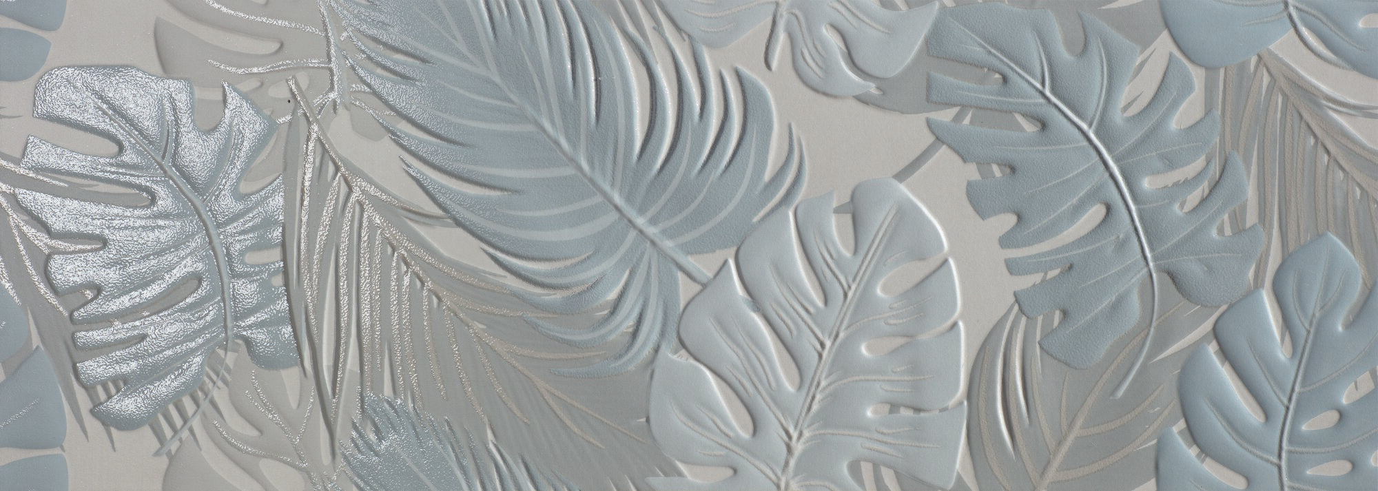 Kona 13x36 Palm Cool Decorative Textured Ceramic Tile - Samples