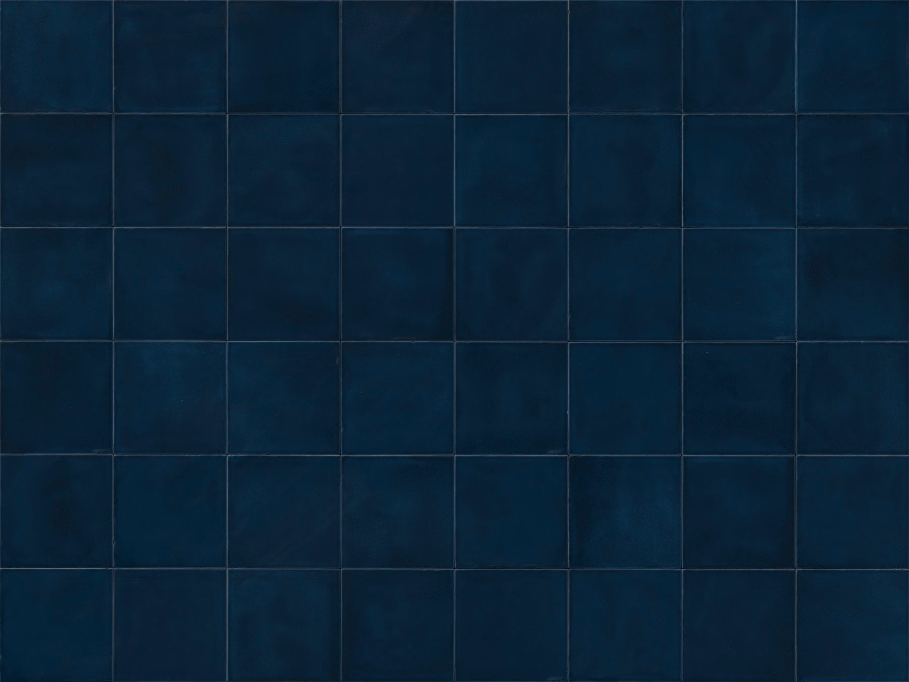 Malibu 6x6 Blue Glossy Porcelain Tile - SAMPLES