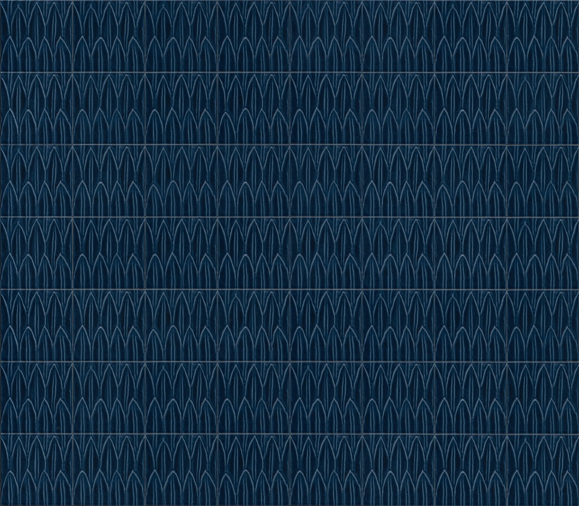 Malibu 6x6 Blue Zuma Glossy Deco Porcelain Wall Tile - SAMPLES
