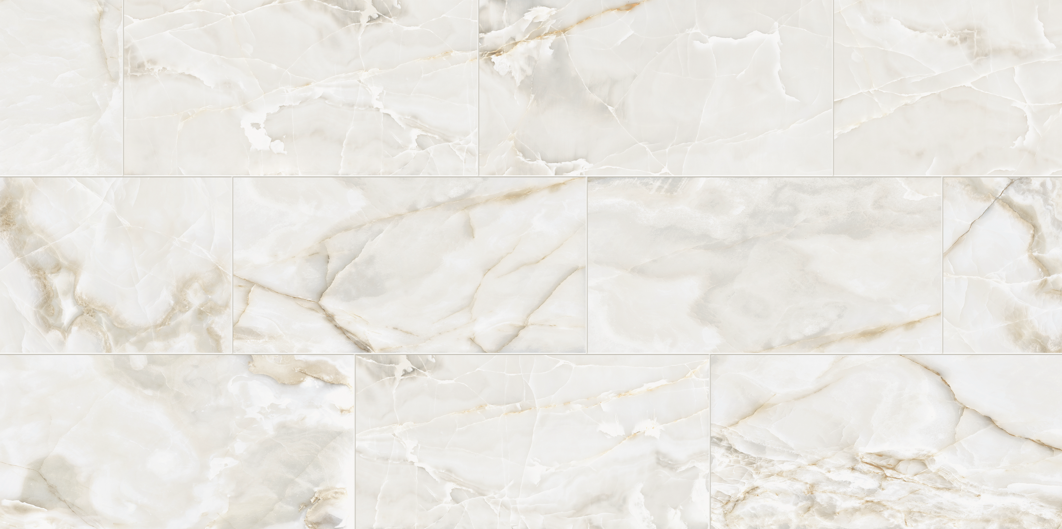 Oceana Onyx 12X24 White Polished Porcelain Tile - SAMPLES