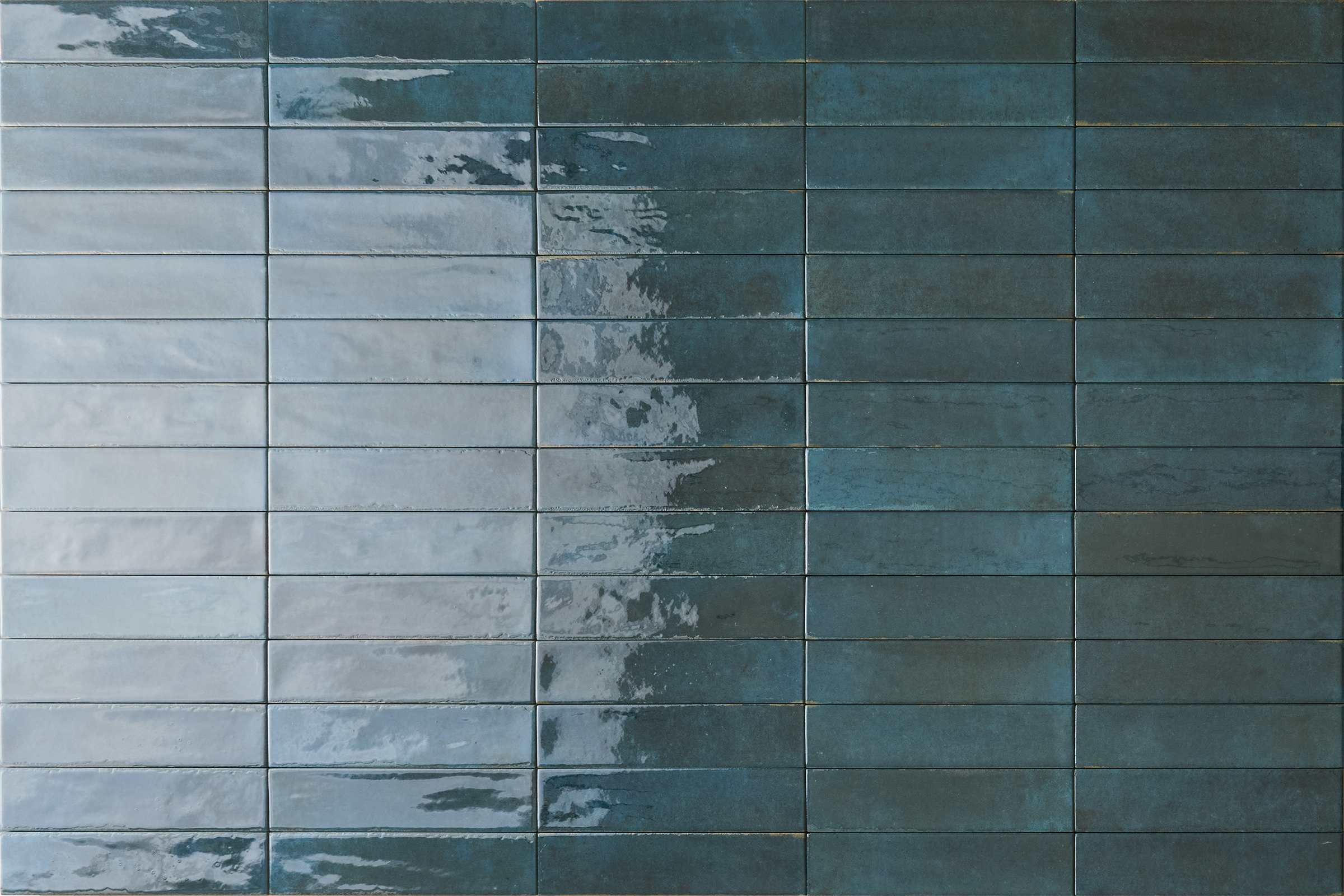 Old City 2x10 Blue Gloss Porcelain Subway Tile - SAMPLES