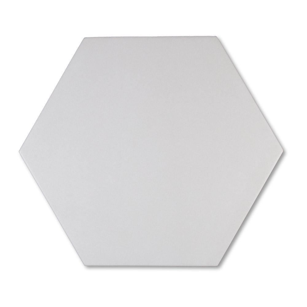 SOLID HEX 8X9 HEXAGON LIGHT GRAY