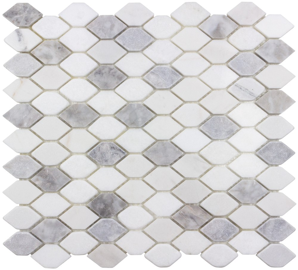 Spectrum Cool Blend Natural Stone Picket Mosaic - SAMPLES